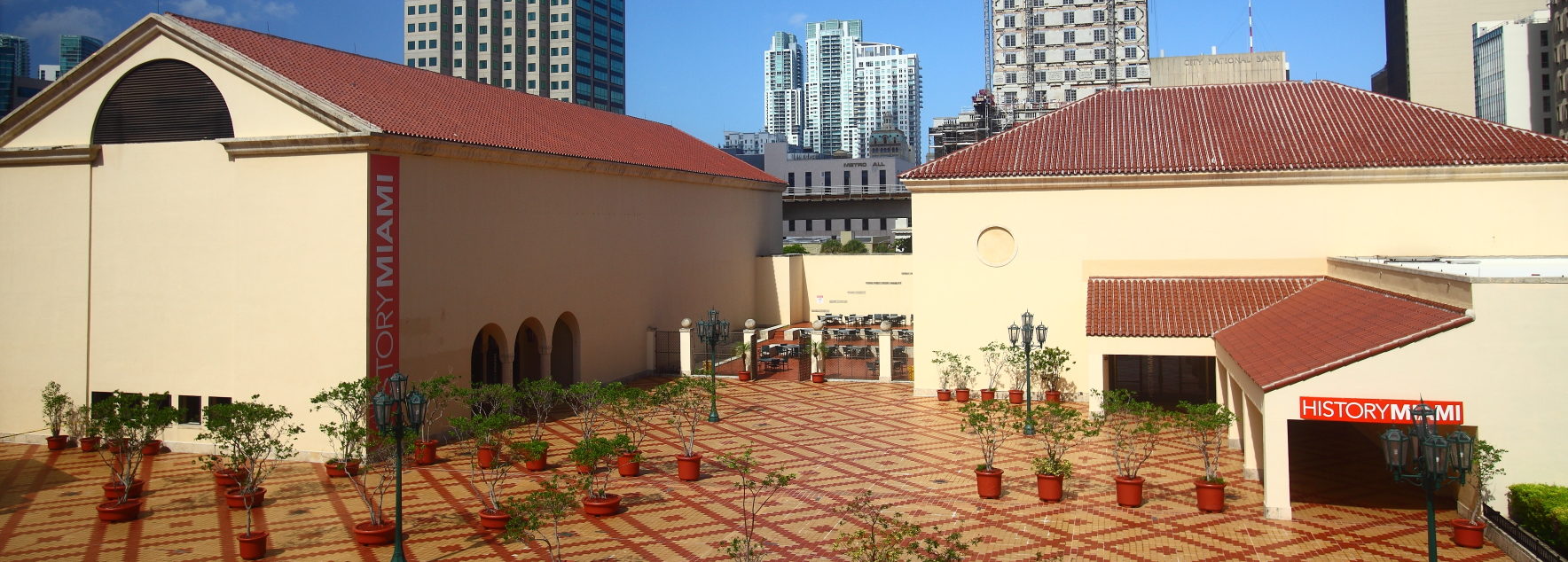 View of the Museum on the Cultural Center Plaza