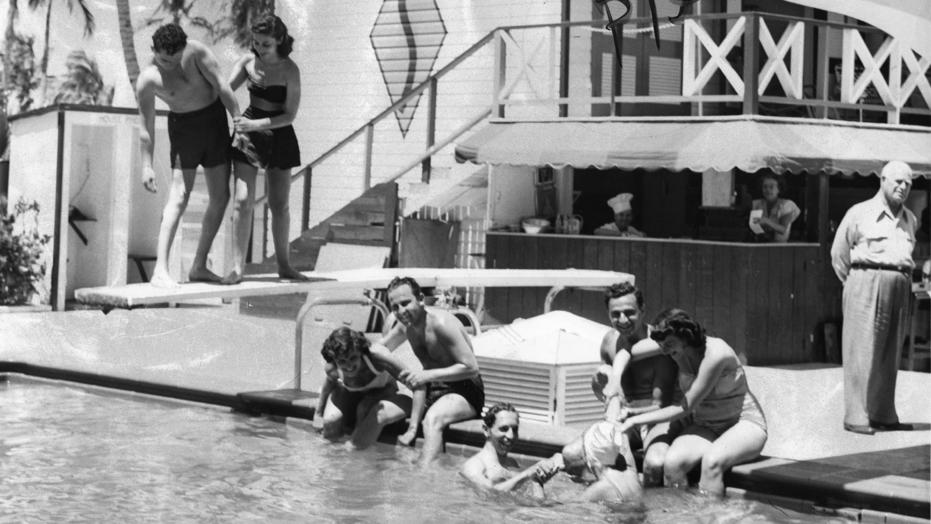 people at swimming pool