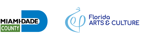 logos for Miami-Dade County and Florida Arts and Culture.