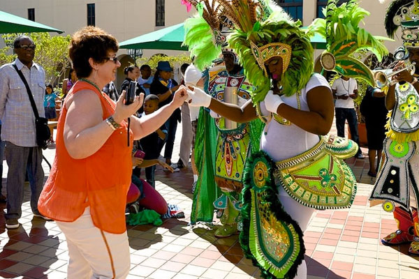Member at a tour of PortMiami